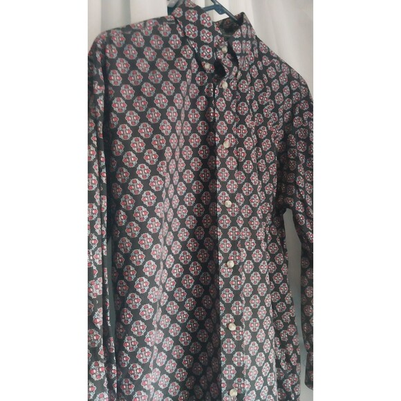 Wrangler Mens Set of 2 Western Cowboy Long Sleeve Button Down Shirt Medium - Picture 9 of 10